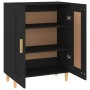 Aparador de madera contrachapada negro 69,5x34x90 cm de vidaXL, Aparadores - Ref: Foro24-812133, Precio: 85,85 €