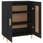 Schwarzes Sperrholz-Sideboard 69,5 x 34 x 90 cm von vidaXL, Sideboards - Ref: Foro24-812133, Preis: 78,48 €, Rabatt: %