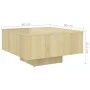 Sonoma Couchtisch aus Eichensperrholz 60x60x31,5 cm von vidaXL, Couchtisch - Ref: Foro24-806888, Preis: 47,61 €, Rabatt: %