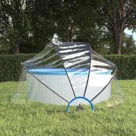 Cúpula para piscina redonda PVC 315x158 cm