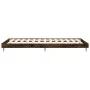 Smoked oak engineered wood bed frame 90x190 cm by vidaXL, Beds and slatted bases - Ref: Foro24-832306, Price: 80,48 €, Discou...