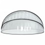 Cúpula para piscina redonda PVC 315x158 cm