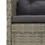 Garden furniture set 2 pieces with gray synthetic rattan cushions by vidaXL, Garden sets - Ref: Foro24-319679, Price: 124,33 ...