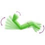 Tumbona plegable de tela Oxford verde de vidaXL, Tumbonas - Ref: Foro24-316046, Precio: 99,93 €, Descuento: %