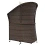 2-piece garden furniture set and brown synthetic rattan cushions by vidaXL, Garden sets - Ref: Foro24-319683, Price: 157,22 €...