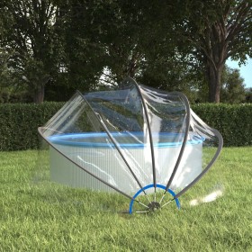 Cúpula para piscina redonda PVC 376x188 cm