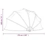 Cúpula para piscina redonda PVC 376x188 cm de vidaXL, Cubiertas para piscina - Ref: Foro24-93813, Precio: 383,87 €, Descuento: %