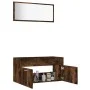 Set de muebles baño 2 pzas madera contrachapada roble ahumado de vidaXL, Muebles de baño - Ref: Foro24-826623, Precio: 59,56 ...