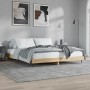 Sonoma oak engineered wood bed frame 150x200 cm by vidaXL, Beds and slatted bases - Ref: Foro24-832240, Price: 125,89 €, Disc...