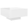 Glänzend weißer Couchtisch aus Holzwerkstoff, 60 x 60 x 31,5 cm von vidaXL, Couchtisch - Ref: Foro24-806891, Preis: 69,59 €, ...
