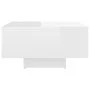 Glossy white engineered wood coffee table 60x60x31.5 cm by vidaXL, Coffee table - Ref: Foro24-806891, Price: 66,97 €, Discoun...