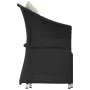 Set mit 2 Gartenmöbeln und Kissen Kunstrattan schwarz von vidaXL, Gartensets - Ref: Foro24-319684, Preis: 150,79 €, Rabatt: %