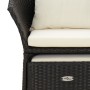 Set mit 2 Gartenmöbeln und Kissen Kunstrattan schwarz von vidaXL, Gartensets - Ref: Foro24-319684, Preis: 144,75 €, Rabatt: %