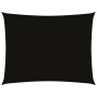 Toldo de vela rectangular tela Oxford negro 2x3,5 m