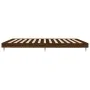 Oak brown engineered wood bed frame 150x200 cm by vidaXL, Beds and slatted bases - Ref: Foro24-832244, Price: 127,09 €, Disco...