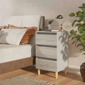 2 pcs bedside tables with Sonoma gray wood legs 40x35x69 cm by vidaXL, Nightstands - Ref: Foro24-813137, Price: 125,80 €, Dis...