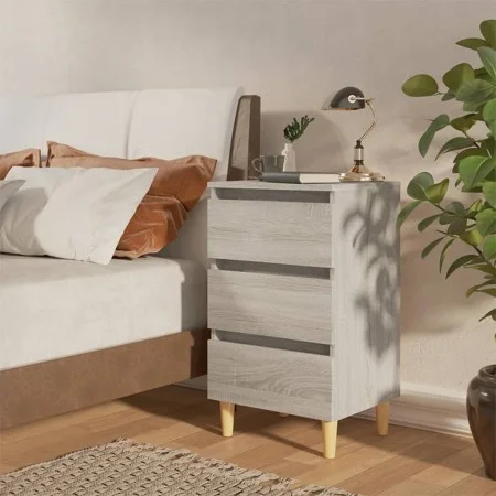 2 pcs bedside tables with Sonoma gray wood legs 40x35x69 cm by vidaXL, Nightstands - Ref: Foro24-813137, Price: 125,78 €, Dis...
