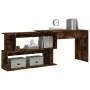 Eckschreibtisch aus geräuchertem Eichensperrholz 200x50x76 cm von vidaXL, Schreibtische - Ref: Foro24-815423, Preis: 89,54 €,...