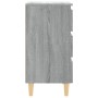 2 pcs bedside tables with Sonoma gray wood legs 40x35x69 cm by vidaXL, Nightstands - Ref: Foro24-813137, Price: 127,75 €, Dis...
