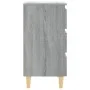2 pcs bedside tables with Sonoma gray wood legs 40x35x69 cm by vidaXL, Nightstands - Ref: Foro24-813137, Price: 125,78 €, Dis...