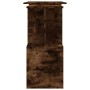 Eckschreibtisch aus geräuchertem Eichensperrholz 200x50x76 cm von vidaXL, Schreibtische - Ref: Foro24-815423, Preis: 91,85 €,...