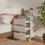 2 pcs bedside tables with Sonoma gray wood legs 40x35x69 cm by vidaXL, Nightstands - Ref: Foro24-813137, Price: 127,75 €, Dis...