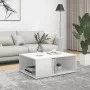 Couchtisch aus weißem Sperrholz, 90 x 67 x 33 cm von vidaXL, Couchtisch - Ref: Foro24-806903, Preis: 51,56 €, Rabatt: %