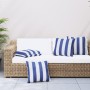 Kissen 4 Einheiten blau-weiß gestreifter Stoff 60x60 cm von vidaXL, Kissen - Ref: Foro24-360418, Preis: 55,25 €, Rabatt: %