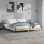 Sonoma oak engineered wood bed frame 140x200 cm by vidaXL, Beds and slatted bases - Ref: Foro24-832248, Price: 129,23 €, Disc...