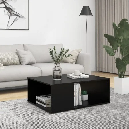 Mesa de centro madera contrachapada negro 90x67x33 cm de vidaXL, Mesas de centro - Ref: Foro24-806904, Precio: 57,70 €, Descu...
