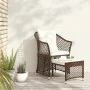 Garden furniture set, 2 pieces, with brown synthetic rattan cushions. by vidaXL, Garden sets - Ref: Foro24-319686, Price: 155...