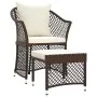 Garden furniture set, 2 pieces, with brown synthetic rattan cushions. by vidaXL, Garden sets - Ref: Foro24-319686, Price: 155...