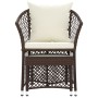Garden furniture set, 2 pieces, with brown synthetic rattan cushions. by vidaXL, Garden sets - Ref: Foro24-319686, Price: 138...
