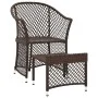 Garden furniture set, 2 pieces, with brown synthetic rattan cushions. by vidaXL, Garden sets - Ref: Foro24-319686, Price: 155...