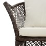 Garden furniture set, 2 pieces, with brown synthetic rattan cushions. by vidaXL, Garden sets - Ref: Foro24-319686, Price: 138...