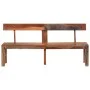 Bank mit Rückenlehne aus massivem grauem Akazienholz 160 cm von vidaXL, Ess- und Küchenbänke - Ref: Foro24-353312, Preis: 184...