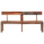 Bank mit Rückenlehne aus massivem grauem Akazienholz 160 cm von vidaXL, Ess- und Küchenbänke - Ref: Foro24-353312, Preis: 188...