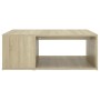 Oak Sonoma plywood coffee table 90x67x33 cm by vidaXL, Coffee table - Ref: Foro24-806906, Price: 54,86 €, Discount: %