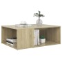 Oak Sonoma plywood coffee table 90x67x33 cm by vidaXL, Coffee table - Ref: Foro24-806906, Price: 54,86 €, Discount: %