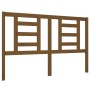Solid pine wood headboard in honey brown 146x4x100 cm by vidaXL, Headboards and footboards - Ref: Foro24-818823, Price: 31,44...