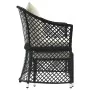 2-piece garden furniture set and black synthetic rattan cushions by vidaXL, Garden sets - Ref: Foro24-319687, Price: 141,63 €...