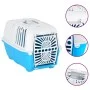 White blue polypropylene pet carrier 48x31.5x33 cm by vidaXL, Pet carriers and boxes - Ref: Foro24-172216, Price: 36,66 €, Di...
