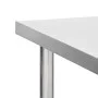 Kitchen work table with stainless steel wheels 100x45x85 cm by vidaXL, Restoration - Ref: Foro24-51638, Price: 137,11 €, Disc...