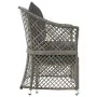 Garden furniture set 2 pieces with gray synthetic rattan cushions by vidaXL, Garden sets - Ref: Foro24-319688, Price: 132,35 ...