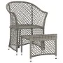 Garden furniture set 2 pieces with gray synthetic rattan cushions by vidaXL, Garden sets - Ref: Foro24-319688, Price: 132,35 ...