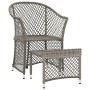 Gartenmöbel-Set 2-teilig mit grauen synthetischen Rattankissen von vidaXL, Gartensets - Ref: Foro24-319688, Preis: 126,31 €, ...