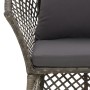 Gartenmöbel-Set 2-teilig mit grauen synthetischen Rattankissen von vidaXL, Gartensets - Ref: Foro24-319688, Preis: 126,31 €, ...