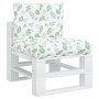 Palettenkissen 2 Einheiten Oxford Stoff Blattdruck von vidaXL, Kissen für Stühle und Sofas - Ref: Foro24-360852, Preis: 38,28...