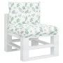 Palettenkissen 2 Einheiten Oxford Stoff Blattdruck von vidaXL, Kissen für Stühle und Sofas - Ref: Foro24-360852, Preis: 38,28...