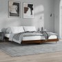 Estructura de cama madera de ingeniería marrón roble 120x200 cm de vidaXL, Camas y somieres - Ref: Foro24-832260, Precio: 95,...